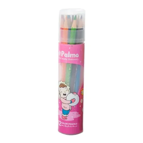 مدادرنگی 12 رنگ استوانه Palmo 3216