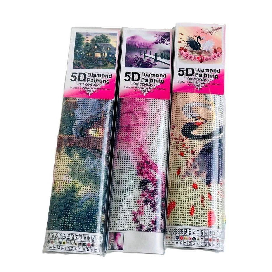 نقاشی الماسی سایز 40X30 بزرگسال متنوع