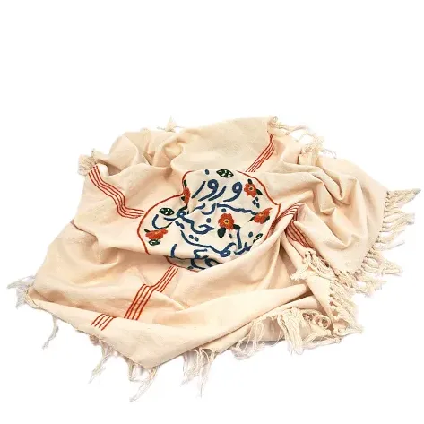 رومیزی گلدوزی 100×100 گوین