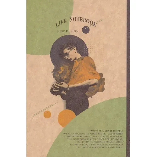 دفتر 60 برگ رقعی کرافت Life Notebook 251