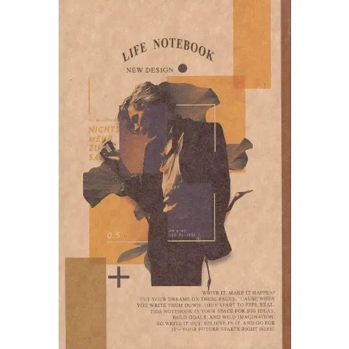 دفتر 60 برگ رقعی کرافت Life Notebook 305
