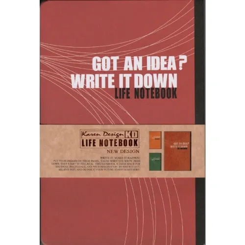 یادداشت 32 برگ رقعی طرح مهندسی Life Notebook