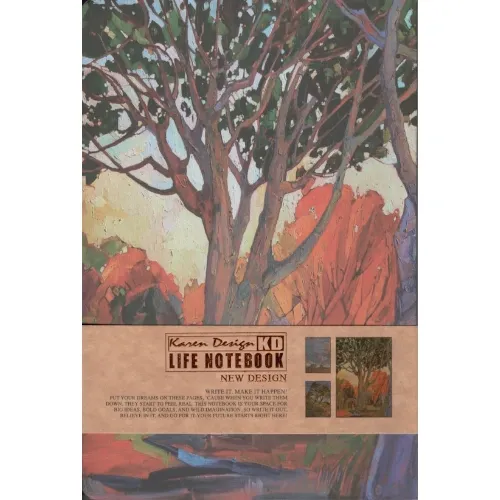 یادداشت 32 برگ رقعی طرح درخت Life Notebook