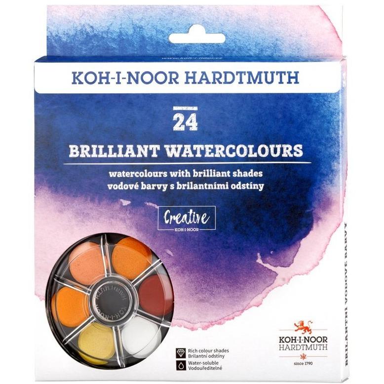 آبرنگ 24 رنگ Koh-i-Noor 1745