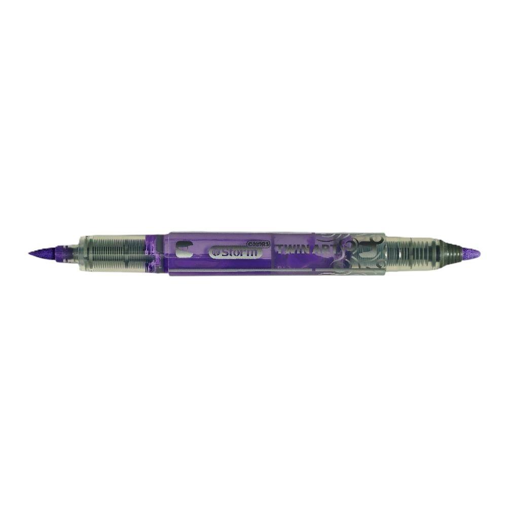 ماژیک آکریلیک 2 سر Storm HL-348207 Purple