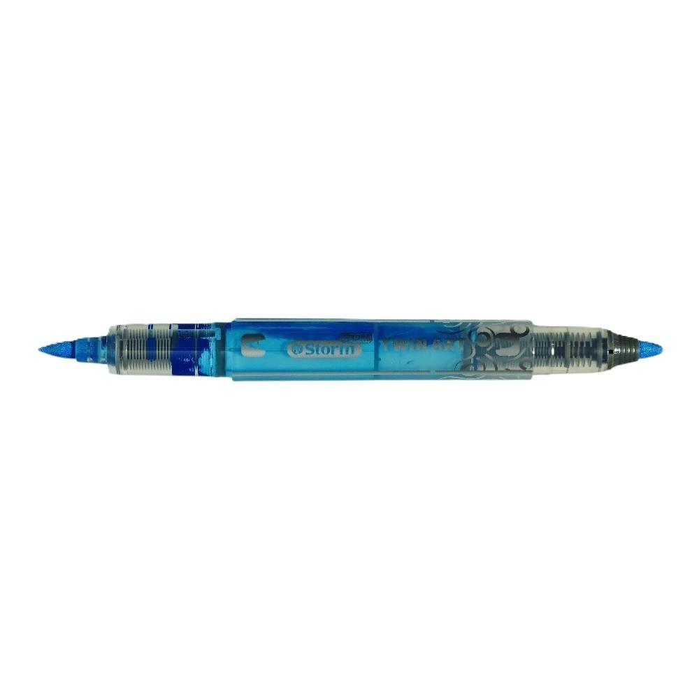 ماژیک آکریلیک 2 سر Storm HL-348208 Light Blue