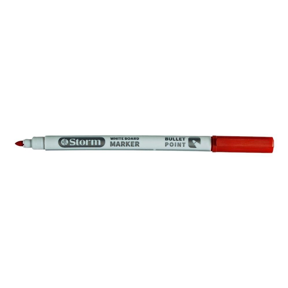 ماژیک وایت‌برد قرمز قلمی Storm Colorful HL-340703
