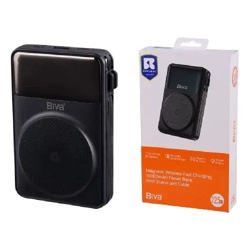 پاور بانک Biva 22.5W Magnetic Wireless Power Bank 10000mAh BP-028