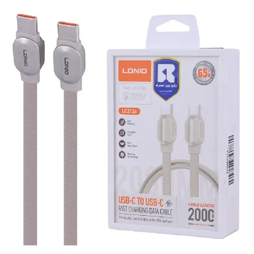 کابل شارژ LDNIO Type-C to Type-C Cable 2m LC212C