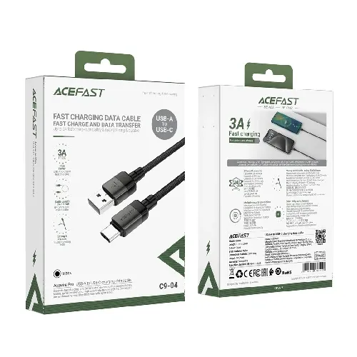 کابل شارژ Acefast USB-A to Type-C Cable 1.2m C9-04