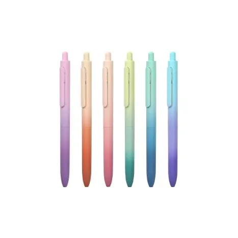 خودکار مشکی بدنه صورتی WRITECH W-0152 Space UP Aurora Gel Pen