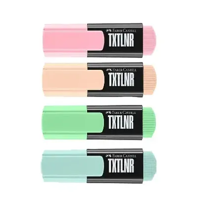 ماژیک های‌لایت مینی آبی پاستلی FABER CASTELL 154201 - 0