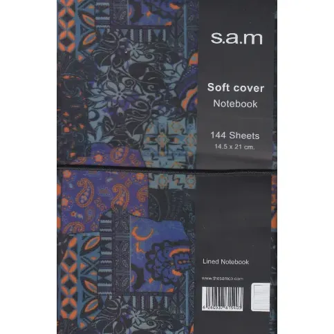 دفتر 144 برگ طرح 3 اروپایی sam Denzo