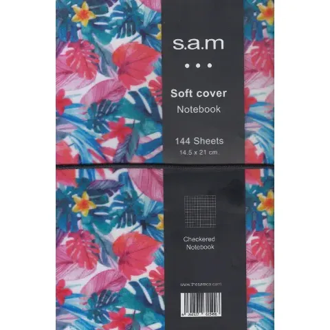 دفتر 144 برگ شطرنجی طرح 21 اروپایی sam Denzo