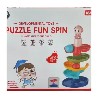 توپ و سرسره PUZZLE FUN SPIN BM1006 - 0