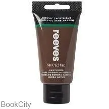 رنگ آکریلیک REEVES 8341540 Raw Umber 75ml