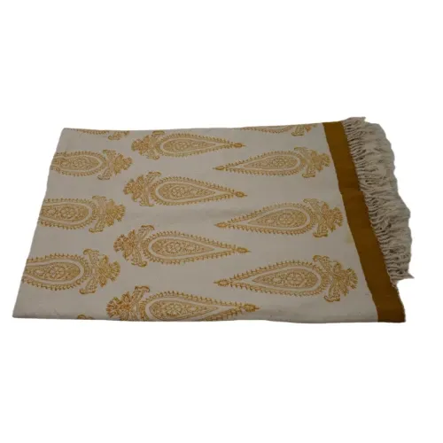 رومیزی سرو طلایی 100×100 فرانام