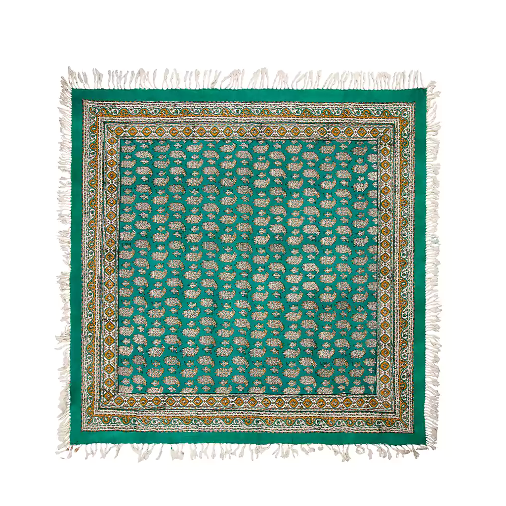 رومیزی زمرد 80×80 فرانام
