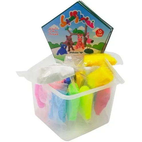 خمیر 15 رنگ پنج ضلعی سفیر - 0