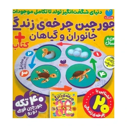 جورچین چرخه زندگی جانوران و گیاهان (40 تکه) - 0