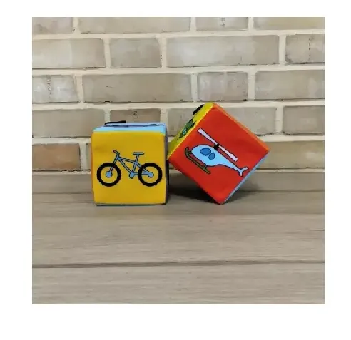 کتاب پارچه‌ای وسایل نقلیه (مکعی 3 تایی) - 0