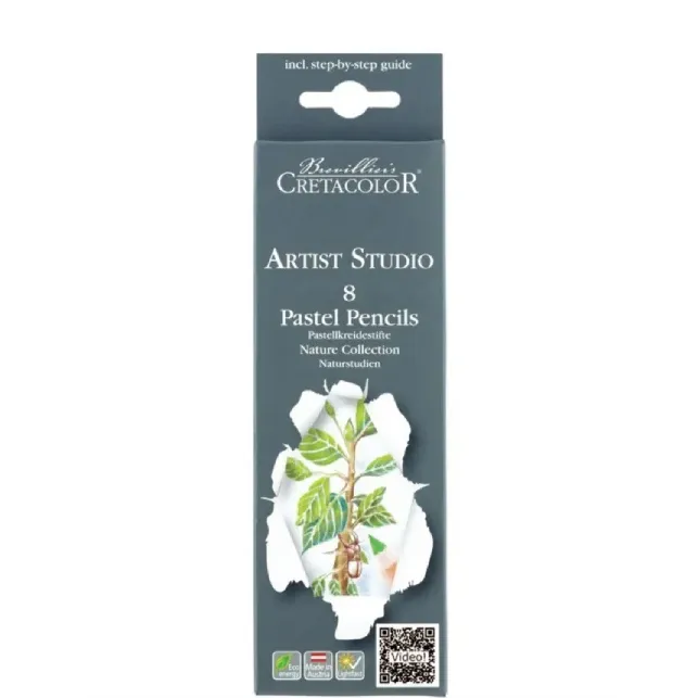 مداد پاستل 8 رنگ CRETACOLOR Nature Collection Naturstudien 47308