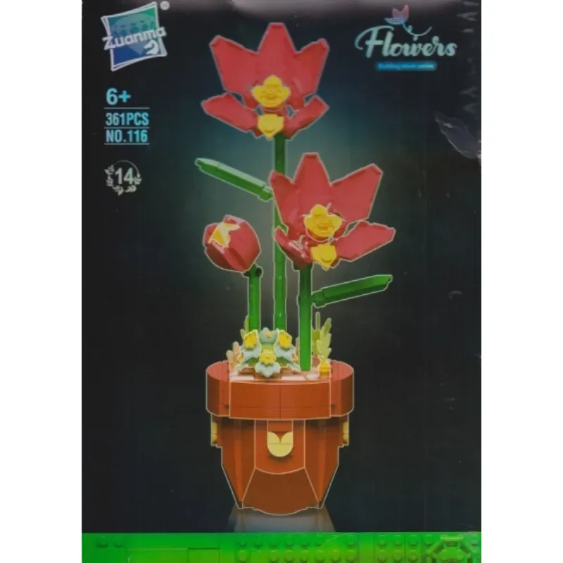 ساختنی گلدان Flowers Building Block 116 Cymbidium Faberi