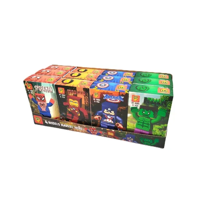 ساختنی شخصیتی ماینکرفت مارول MARVEL Minecraft 9081-9084