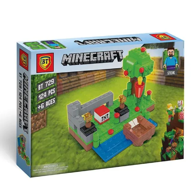 ساختنی ماینکرافت MINECRAFT 124pcs BT729 - 0