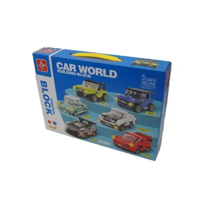 ساختنی ماشین Car World 522pcs LXA3610