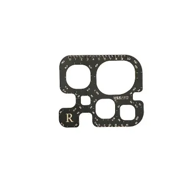 شابلون گوشه گرد فلزی  INDESIGNER IN-200 - 0