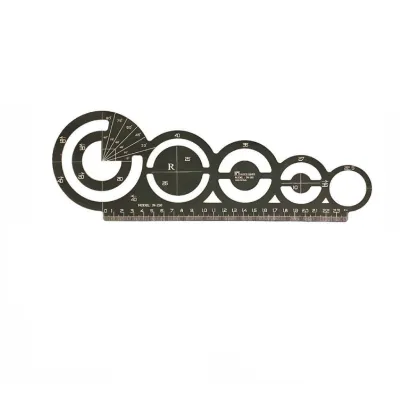 شابلون دایره‌های هم‌مرکز فلزی  INDESIGNER IN-250 - 0