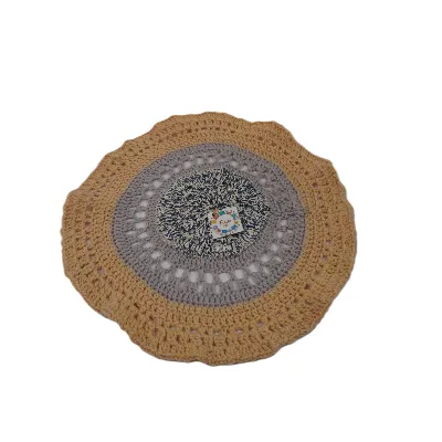 رومیزی بافت گرد کد 2 Fleur