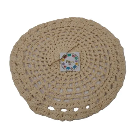 رومیزی بافت گرد کد 4 Fleur