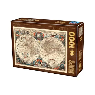 پازل Maps Vintage 1000pcs 75710VM01