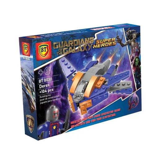 ساختنی نگهبانان کهکشان 2 GUARDIANS OF THE GALAXY Derex BT8030 104pcs