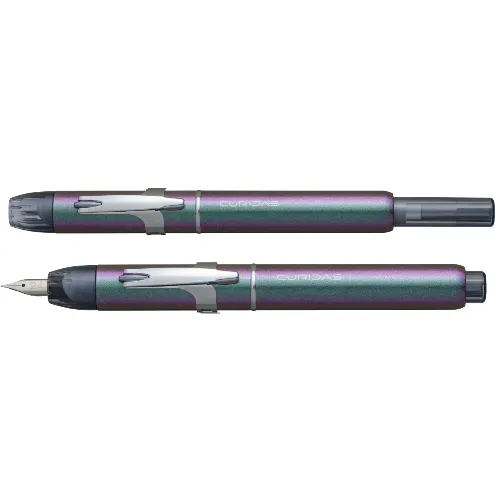 خودنویس فشاری هفت رنگ گیره استیل PLATINUM Curidas Labradorite PKN-9000 M