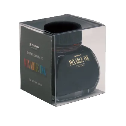 جوهر شیشه‌ای مشکی PLATINUM Mixable INKM-1200 60ml
