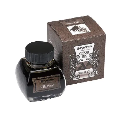 جوهر شیشه‌ای PLATINUM Classic INKK-2000 Sepia Black 60ml
