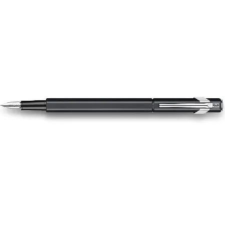 خودنویس بدنه مشکی گیره استیل CARANDACHE 840.009 M