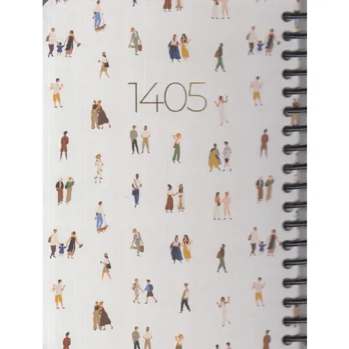 سررسید 1405 طرح 7 (1 روزه سیمی جیبی گالینگور dotnote) - 0