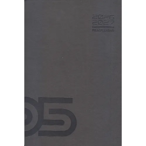 سررسید 1405 خاکستری (1 روزه ترمو جیبی شومیز pill)