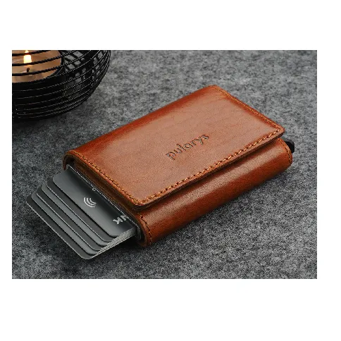 جاکارتی چرم قهوه‌ای Pularys Bosto 169331007