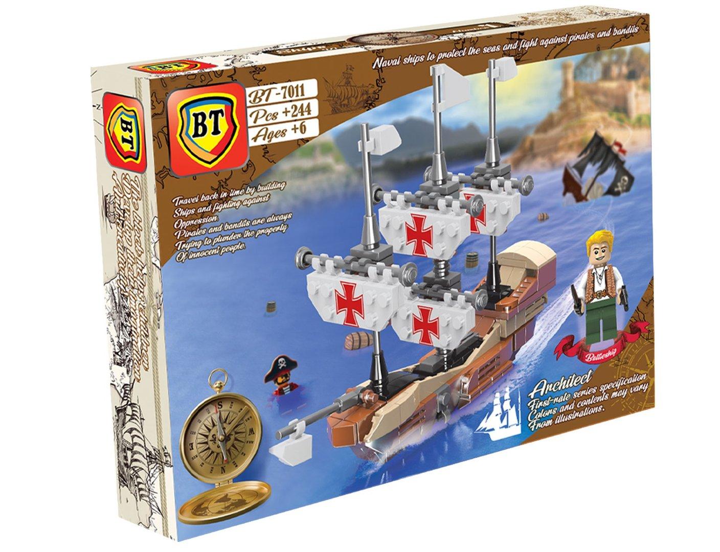ساختنی کشتی 1 SHIPS 244pcs BT7011
