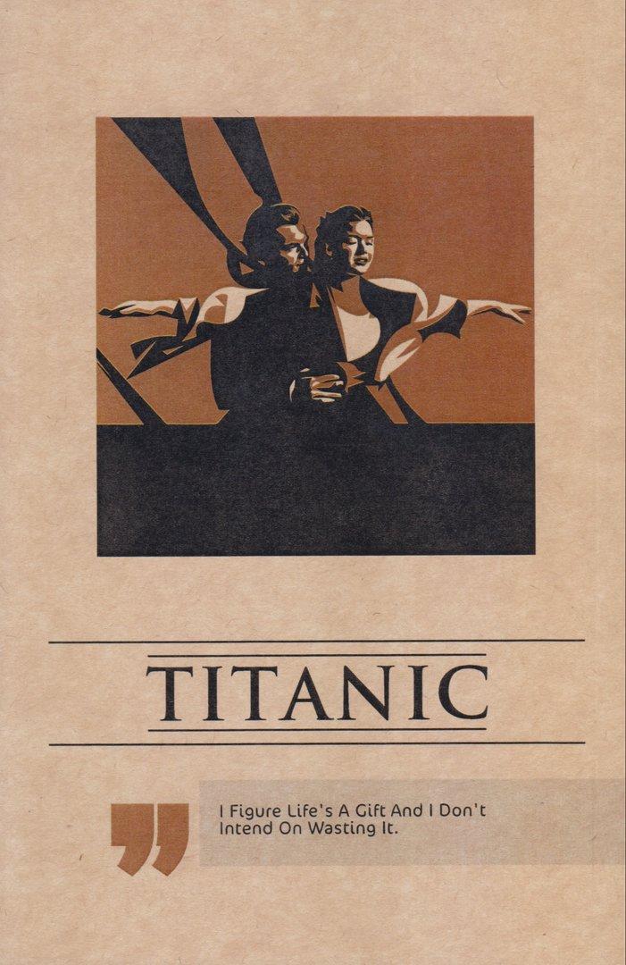 دفتر 80 برگ Titanic رقعی شومیز فیلم Dash
