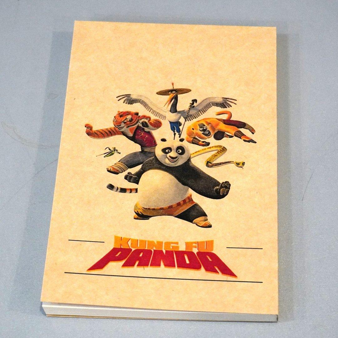 دفتر 80 برگ Kung Fu Panda رقعی شومیز انیمیشن Dash - 0