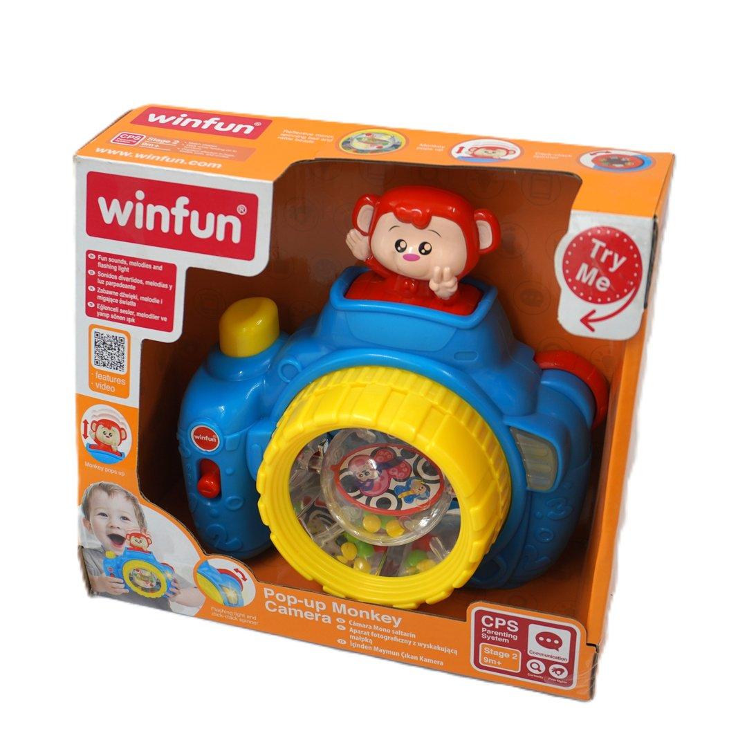 جغجغه دوربین میمون موزیکال 000766 winfun - 0