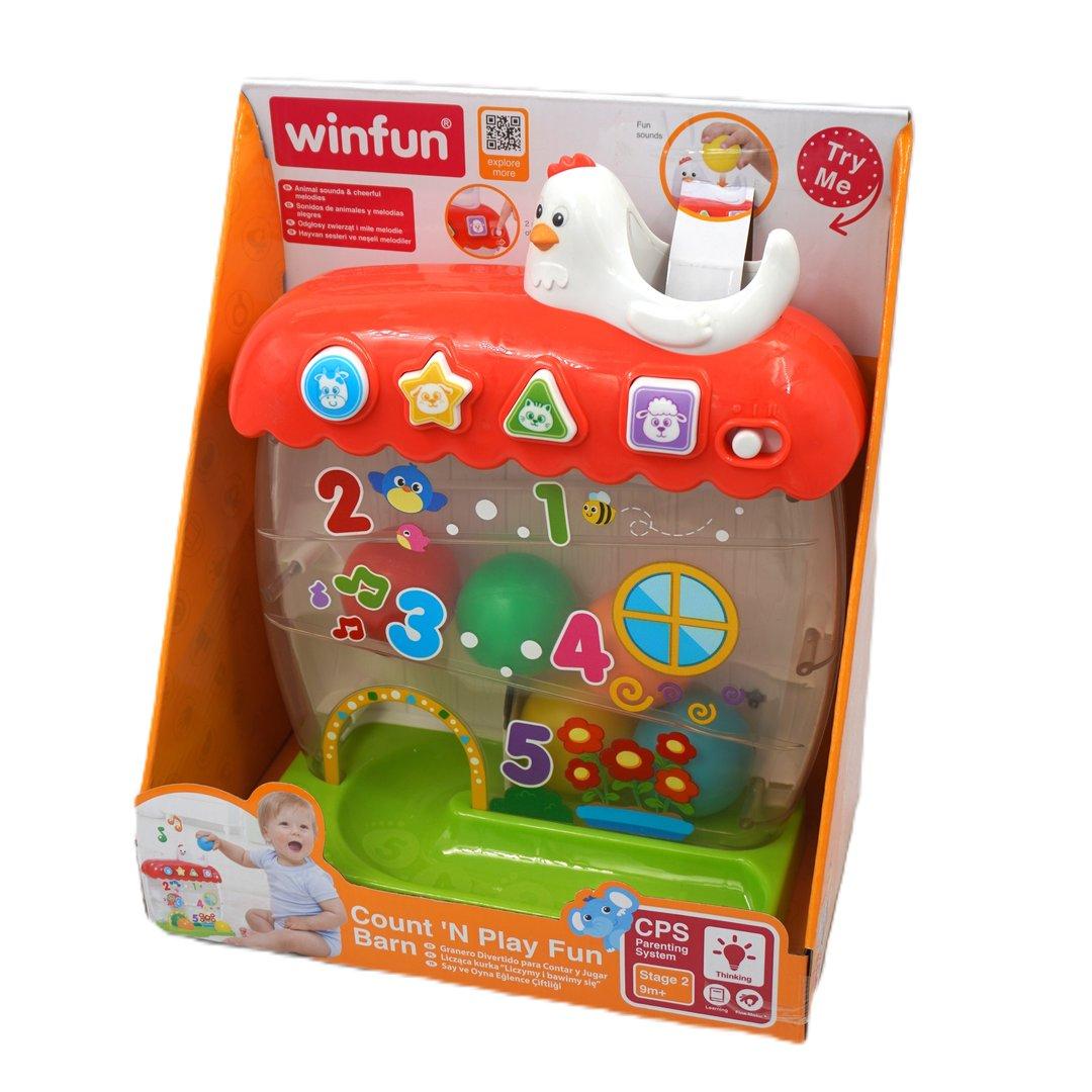 توپ و سرسره جوجه موزیکال 000727 winfun