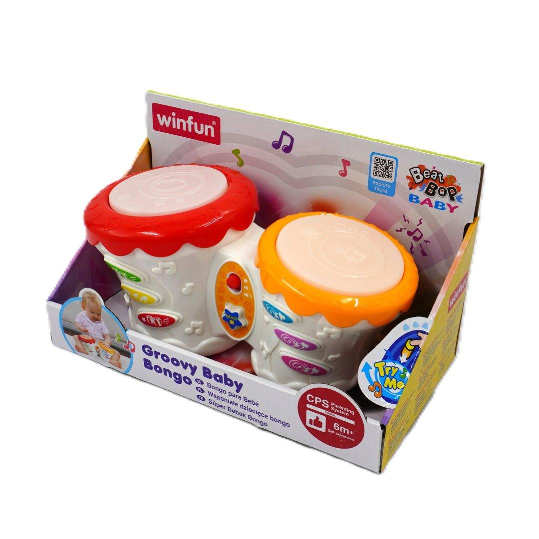 طبل دو قلو موزیکال 002050-002005 winfun