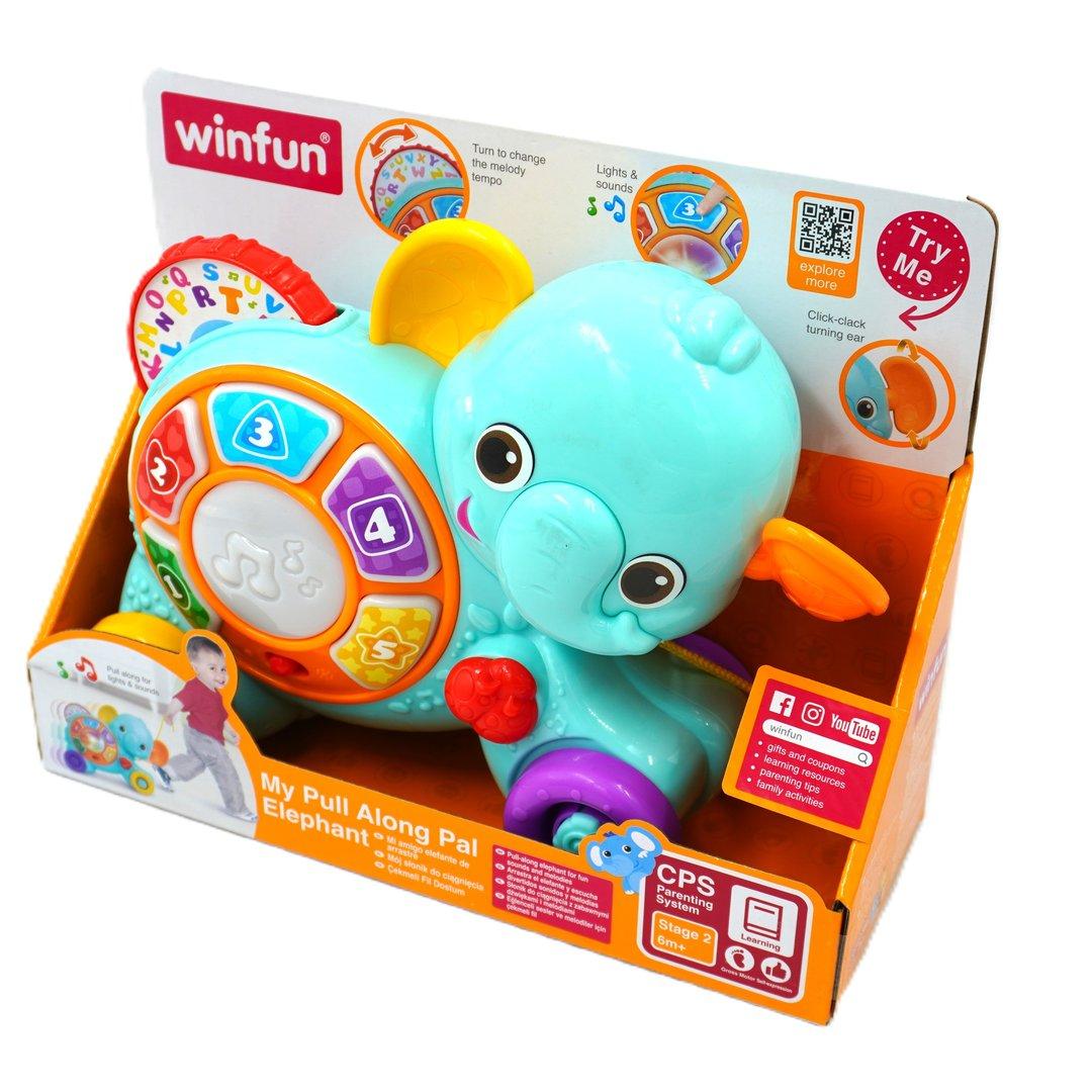 فیل چرخ‌دار موزیکال 230202 winfun - 0